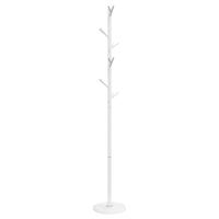VidaXL Kapstok 175 cm gepoedercoat ijzer wit - thumbnail