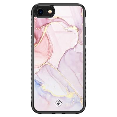 iPhone SE 2020 glazen hardcase - Purple sky iPhone SE 2020 glazen hardcase - Purple sky