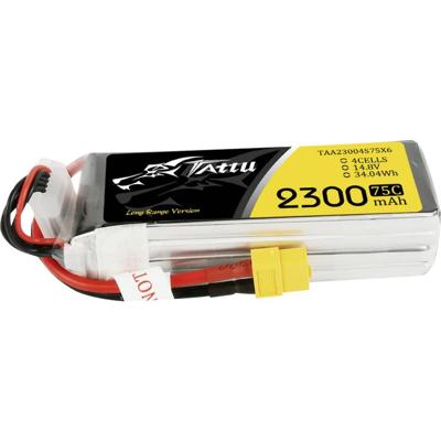 Tattu TAA23004S75X6 industrieel oplaadbare batterij/accu Lithium-Polymeer (LiPo) 2300 mAh 14,8 V