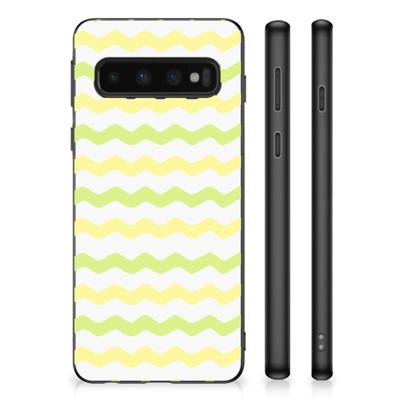 Samsung Galaxy S10 Bumper Case Waves Yellow Samsung Galaxy S10 Bumper Case Waves Yellow