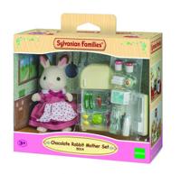 Sylvanian Families moeder Chocoladekonijn met koelkast 5014 - thumbnail