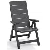 Standen tuinstoel Brasilia antraciet (2 stuks) - thumbnail