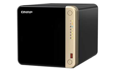 QNAP TS-464 NAS Tower Intel® Celeron® N5095 8 GB DDR4 0 TB QNAP QTS Zwart