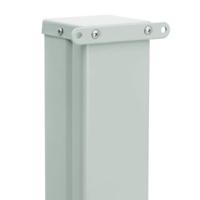 Tuinscherm uittrekbaar 160x600 cm blauw - thumbnail