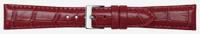 Horlogeband Poletto 454.06.22 Leder Bordeaux 22mm - thumbnail