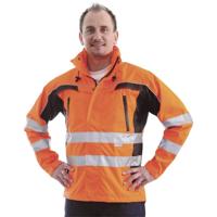Leipold Doehle 40899-XXXL Signaaljas tambora fel oranje/zwart Maat: XXXL EN ISO 20471:2013, klasse 3, EN 343:2003+A1:2007, klasse 2/2 - thumbnail