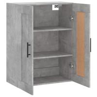 Wandkast 69,5x34x90 cm bewerkt hout betongrijs - thumbnail