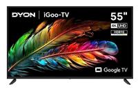 DYON iGoo-TV 55U 139 cm (55 inch) Google TV (4K UHD, HD Triple Tuner, Prime Video, Netflix, Google Play Store voor DAZN, Disney+, Apple TV+, Paramount+, waipu.tv enz., Google Assistant) [Mod. 2023] - thumbnail