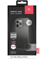 Black Rock Cover Robust Real Carbon Voor Apple IPhone 13 Pro Zwart - thumbnail