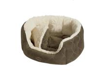 Nobby Comfort bed Ceno beige/bruin L x B x H: 65 x 57 x 22 cm - thumbnail