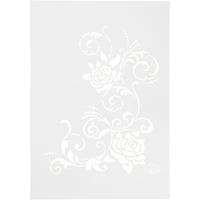Viva Decor Flexibel sjabloon, bloemen, a4, vel 210x297 mm, 1 stuk - thumbnail