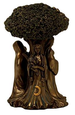 Beeld 'Mother Maiden Crone' Bronskleurig - 18 cm