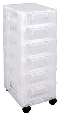 Really Useful Box ladenblok 6 x 3,5 l, transparant