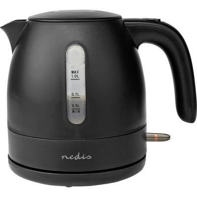 Nedis KAWK300EBK Waterkoker Aantal/Volume: 1 l Zwart
