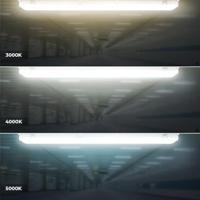 F04 LED TL armatuur met bewegingssensor 150cm - 60 Watt 7800 lumen (130lm/W) - CCT instelbare lichtkleur - Instelbare Osram Transformator - Vervangt 500W - Koppelbaar - IK08 - IP66 waterdicht - thumbnail