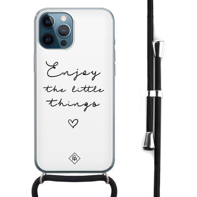 iPhone 12 Pro Max hoesje met koord - Enjoy life iPhone 12 Pro Max hoesje met koord - Enjoy life