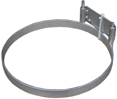 Emmer en voerbakhouder verzinkt 28cm Emmer en voerbakhouder verzinkt 28cm