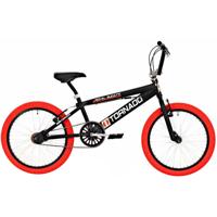 Bikefun 20 Inch 31 cm Unisex V-Brakes Zwart/Rood - thumbnail