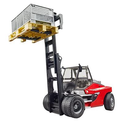 Bruder Linde ht160 heftruck met pallet en 3 boxen