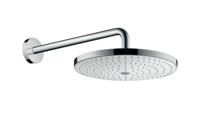 Hansgrohe Raindance Select S hoofddouche 300 2jet met douche-arm, wit/chroom - thumbnail