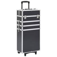 Make-up trolley aluminium zwart - thumbnail