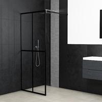 Inloopdouchewand 80x195 cm transparant gehard glas - thumbnail