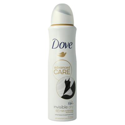 Dove Deodorant spray invisible dry 150 Milliliter Dove Deodorant spray invisible dry 150 Milliliter