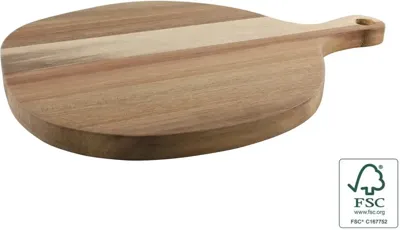 HIT Trading snij/Serveerplank acacia 23.5x31.5x1.5 cm hout