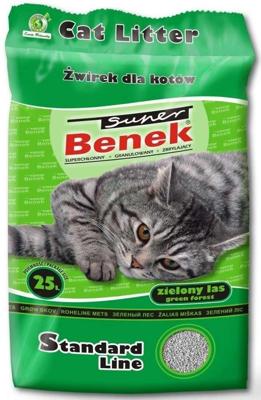 Certech Super Benek Standard Green Forest - Cat Litter Clumping 25 l (20 kg)