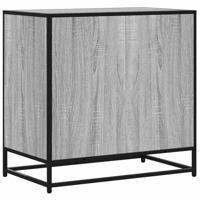 Ladekast 70x41x70 cm bewerkt hout grijs sonoma eikenkleurig - thumbnail