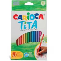 Carioca kleurpotlood Tita, 18 stuks in een kartonnen etui - thumbnail