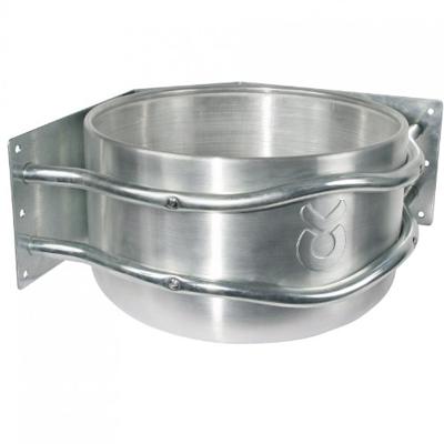 Producten/voerbak aluminium rond hoekmodel Producten/voerbak aluminium rond hoekmodel
