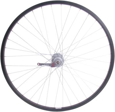 Shimano achterwiel 28" / 622x19c andra 30 velg met nexus 3 remnaaf zwart