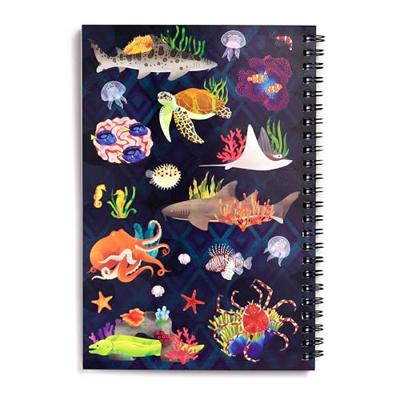 Marine Kingdom Ringgebonden Notitieboekje & 6-delige Schrijfset
