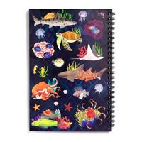 Marine Kingdom Ringgebonden Notitieboekje & 6-delige Schrijfset - thumbnail