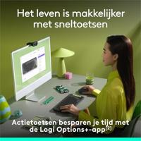 Logitech POP ICON KEYS draadloos Bluetooth-toetsenbord, comfortabel typen, programmeerbare toetsen, eenvoudig schakelen tussen maximaal 3 apparaten, voor laptop, tablet, pc, US INT'L QWERTY - Grafiet - thumbnail