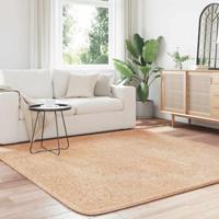 Hoogpolig vloerkleed NAVARRA 200x200 cm polyester beige - thumbnail