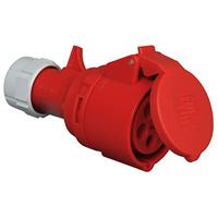 Kopp CEE contrastekker IP44 5P 16A 400V rood - thumbnail