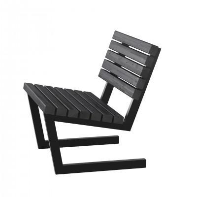 Moderne Tuinstoel Siesta - 75 CM - Zwart