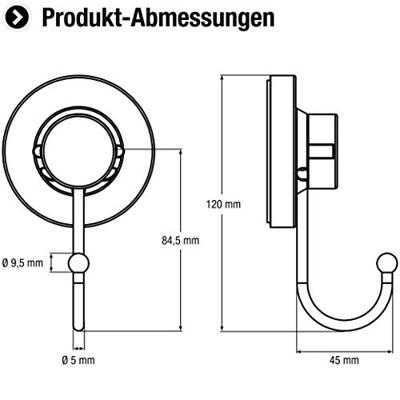 Cornat 3In1 Handdoekhaakje Enkel Ch - T340250 Cornat 3In1 Handdoekhaakje Enkel Ch - T340250