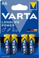 Batterij Varta Longlife Power 4x AA | 20 stuks - thumbnail
