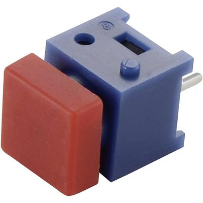 TRU COMPONENTS 703508 DS-660S-S RD Druktoets 100 V 1 A 1x uit/(aan) Moment (l x b) 10 mm x 10 mm 1 stuk(s)