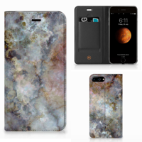 Apple iPhone 7 Plus | 8 Plus Standcase Marmer Grijs - thumbnail