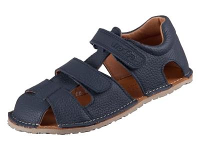 Gesloten blotevoetensandalen voor kinderen BAREFOOT FLEXY AVI FRODDO marineblauw