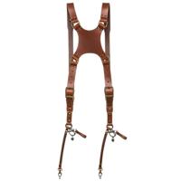 The Hantler Dual camera harness Cognac / Brass, Regular - thumbnail
