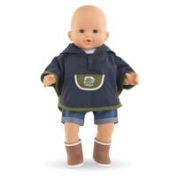 Corolle regenponcho kleine ontdekker - 36cm - thumbnail