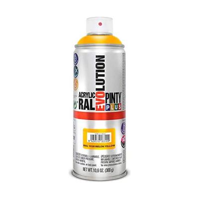 Sprayverf Pintyplus Evolution RAL 1028 400 ml Melon Yellow Sprayverf Pintyplus Evolution RAL 1028 400 ml Melon Yellow