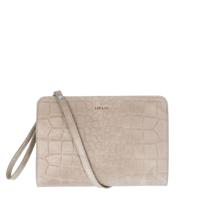 LouLou Essentials Crossbody XS Vintage Croco taupe  Damestas - thumbnail