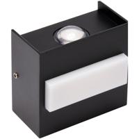 Tistow LED Wandlamp Buiten - Up & Down 5W IP65 Mat Zwart 4200K - thumbnail