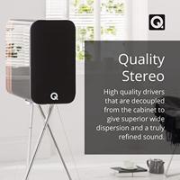 Q Acoustics: Concept 300 Boekenplank Speaker - Zwart - thumbnail